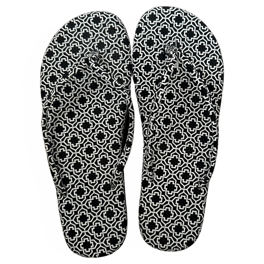 Douglas Paquette Memory Foam Flip Flops - Size 9